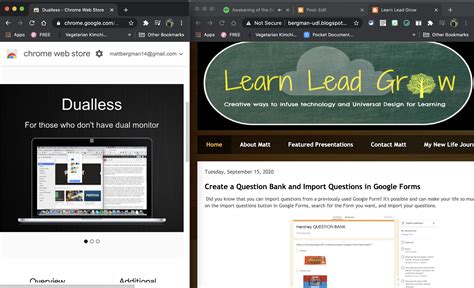 dualless|Dualless: A Simple Dual Monitor Solution for Your Browser.